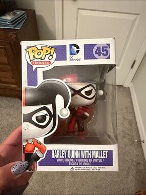 Funko Pop! Harley Quinn with Mallet - Red & Black